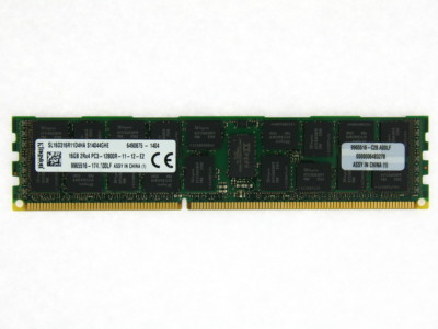 Kingston SL16D316R11D4HA 16GB 2RX4 PC3-12800R CL11 1.5V ECC REG DDR3 Memory