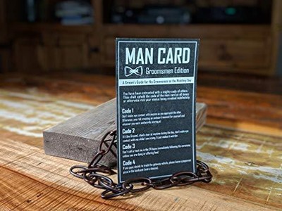 Groomsmen Gifts For Wedding The Man Card Edition 6 Pack PING Home