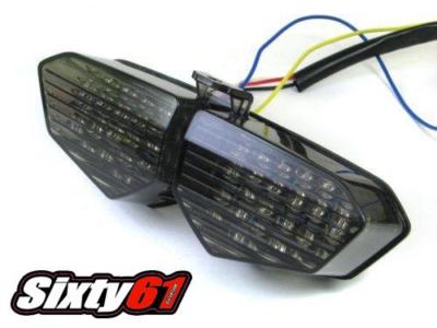 Yamaha R6S Tail Light LED 2003-2009 Integrated Turn Signal Brake Smoke 06 07 08