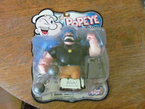 NEW 2001 Mezco Popeye Series 1 Wimpy w/ Burgers, Meat Grinder