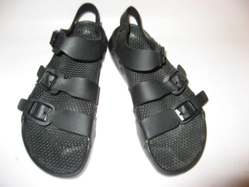 Caminando Touch-strap Sandals 6 BLK Leather 2338W | eBay