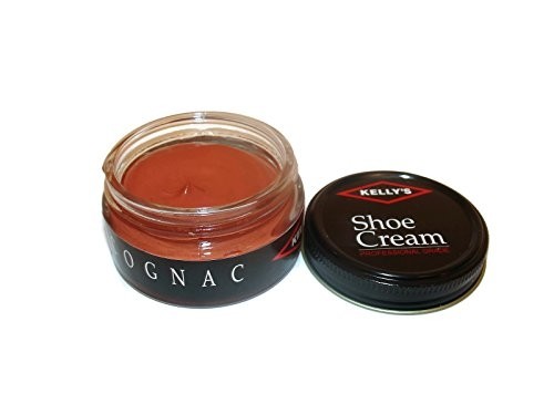 Made in USA Kelly's Shoe Cream Leather Polish (Cognac)