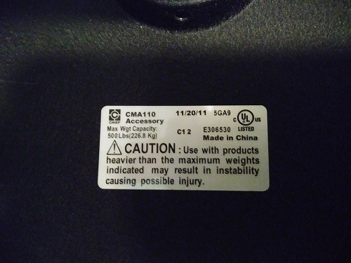 Chief RSMA000 Projector Mount  & CMA110 Ceiling Mount w/Extension