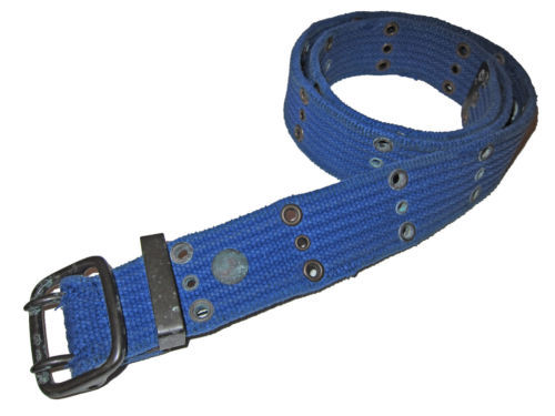 Ralph Lauren Navy Blue Grosgrain Gold Chain Toggle Belt One Size Adjustable Lauren Ralph Lauren Leather Trim Toggle Skinny Rope Belt  main image 4