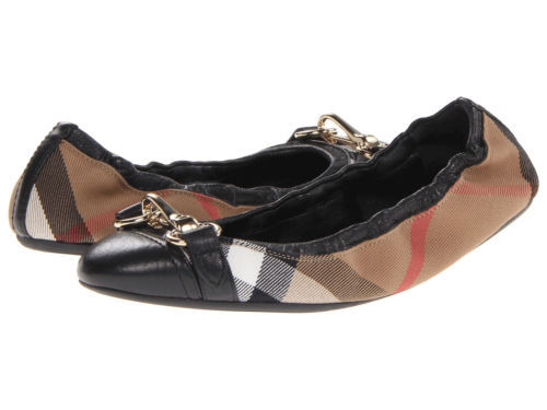 Women's Check Ballet Flats