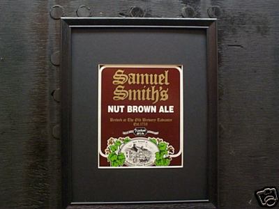 SAMUEL SMITH'S NUT BROWN ALE  BEER SIGN   #14