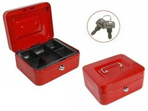 Cassetta Porta Valori Cassaforte Di Sicurezza Serratura Chiave 150x120x80mm dfh