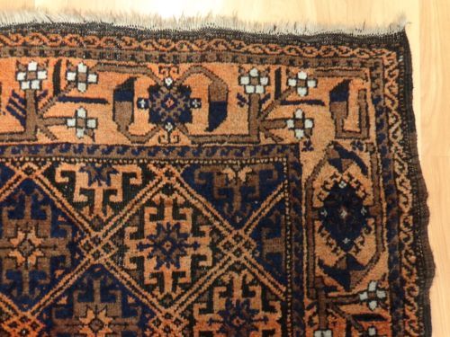 Brown Romantic, Shabby Chic 100% Wool Antique Rugs & Carpets