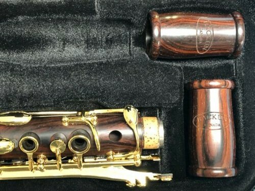 Backun Clarinet, Bb, Model F, Cocobolo and Gold Keys Store Demo