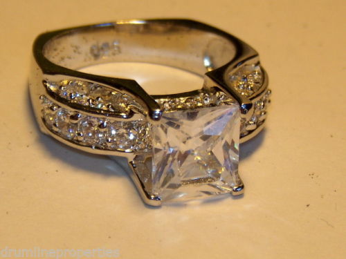 Anillos de moda banda de Circonio Cúbico