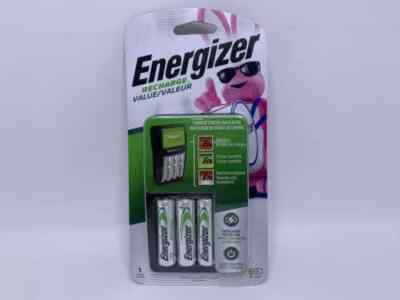 NEW Energizer CHVCMWB-4 Rechargeable AA and AAA Battery Charger -A3