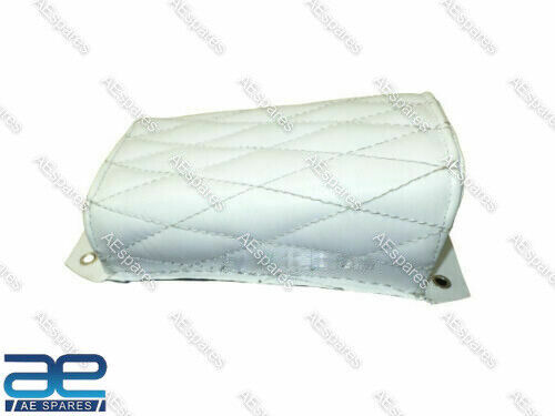 For Harley Bobber Chopper P Pad Seat White BSA Cafe Racer Triumph Norton AJS 