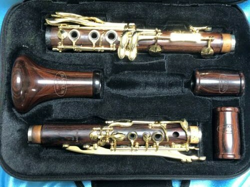 Backun Clarinet, Bb, Model F, Cocobolo and Gold Keys Store Demo
