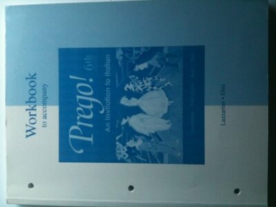 Workbook for Prego! An Invitation to Italian by Lazzarino