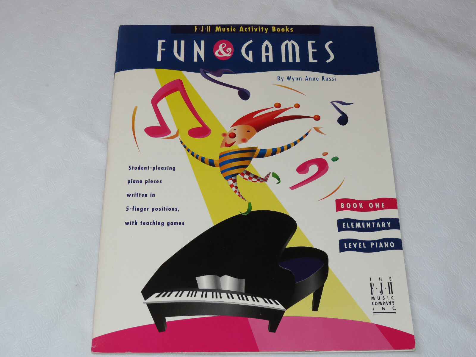 FJH Music Activity Book Fun & Games Book One Elementary Level ...