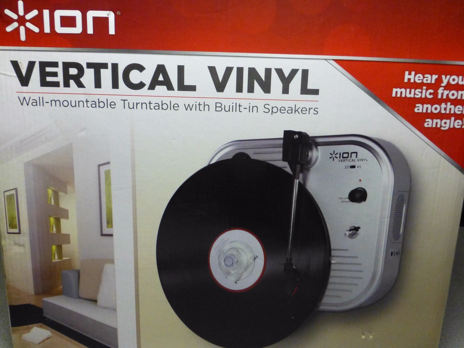 Ion Vertical Vinyl Player, NIB
