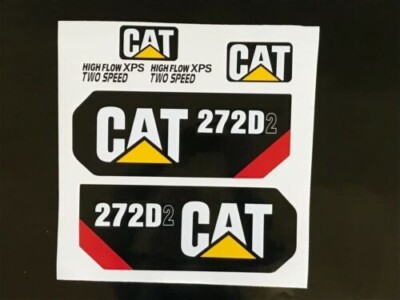 Caterpillar 272D2 Decal Kit cat Skid Steer stickers USA  free shipping