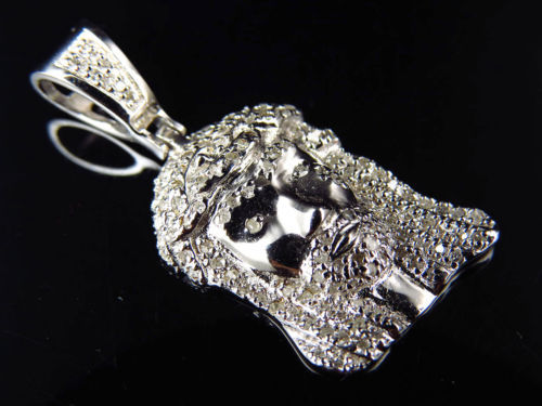 Collares y colgantes de oro blanco para hombre