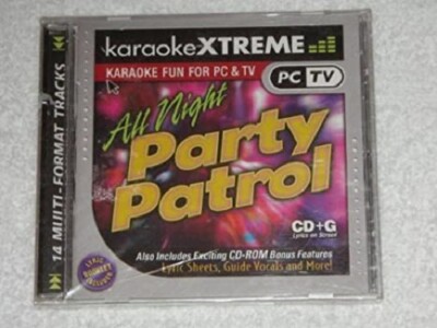 KARAOKE EXTREME~~~ALL NIGHT PARTY PATROL~~~CD~~~NEW SEALED!