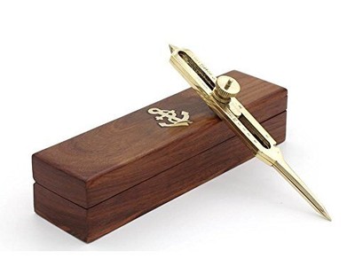 RII 6 Inches Nautical Professional Brass Straight Pattern Di