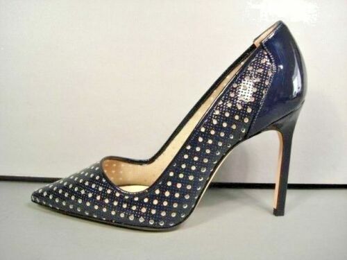 Manolo Blahnik Bronze Leather Jeweled Sandals Size 36 1/2