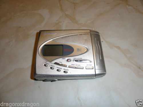Sharp MD-MT190H Walkman – Enregistreur Minidisc Portable (pour Pièces, HS)