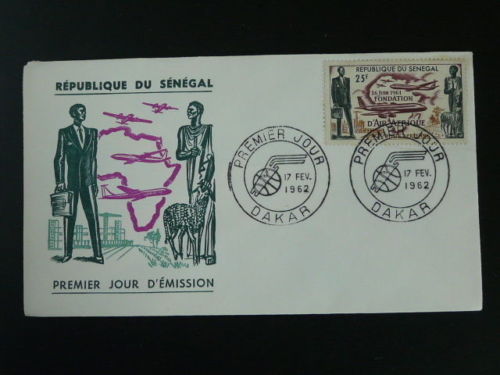 Senegalese First Day of Issue Aviation Postal Stamps