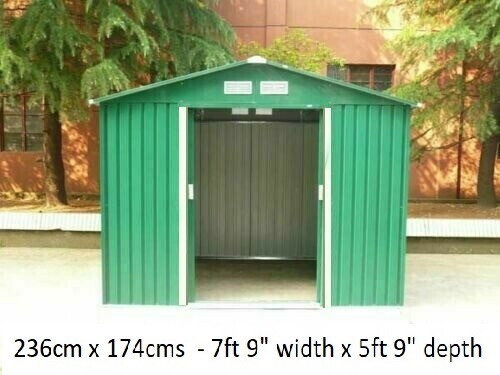metal garden shed 7ft 9