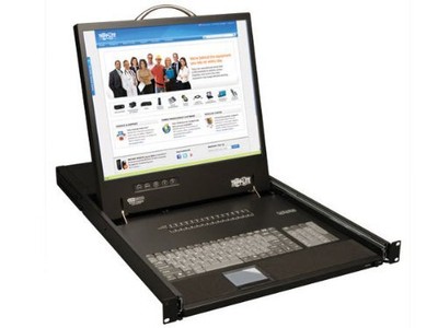 Tripp Lite 16-Port Rack Console VGA KVM Switch w/ 19'' LCD 1U (B040-016-19)