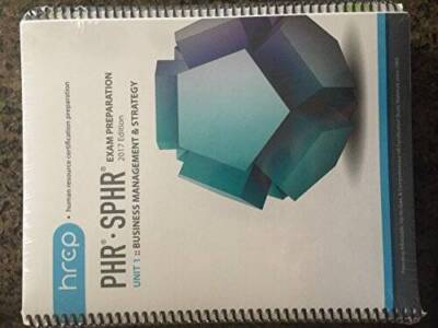 2017 PHR - SPHR Exam Preparation - Spiral-bound By HRCP - GOOD
