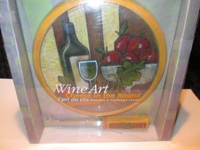Wine Art Cheese in the Round Excellent Pre-Owned Condition