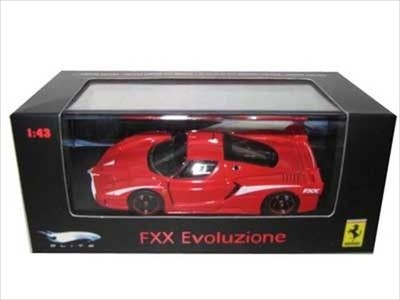 FERRARI ENZO FXX ELITE EVOLUZIONE RED LTD 1/43 DIECAST MODEL CAR HOTWHEELS N5584
