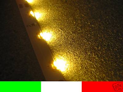 SIDEVIEW BIANCO CALDO 5m STRIP STRISCIA LEDS DI LATO