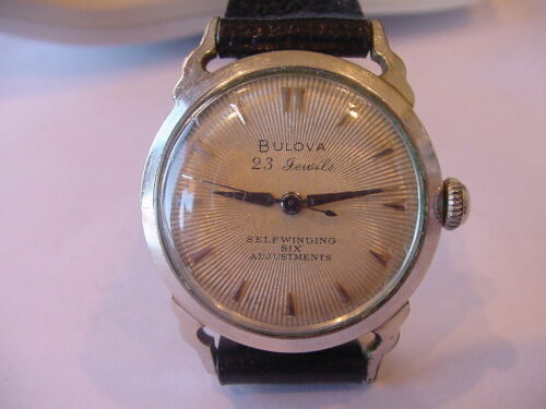 1956 23 JEWEL BULOVA 23J AUTOMATIC SELF WINDING MEN'S WATCH