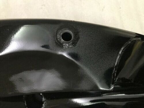 FUEL GAS TANK DUAL CARB CHROME & BLACK PAINTED FITS BSA A65 THUNDERBOLT 