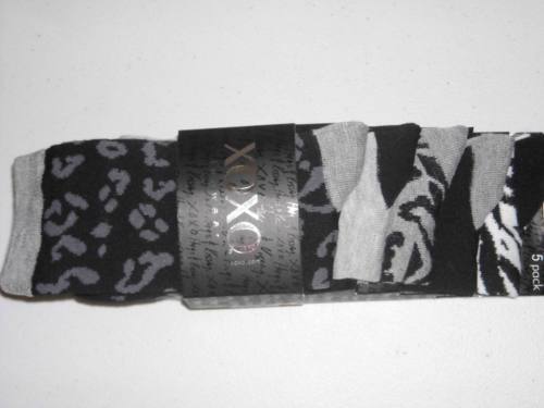 XOXO Animal Print Socks for Women