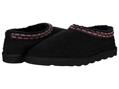 

Удобные и теплые тапочки GUESS Walter на подкладке из искусственной овчины (черные)