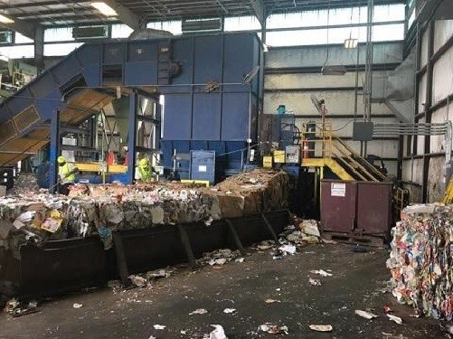 200 HP Harris Two Ram Baler model HRB 1045