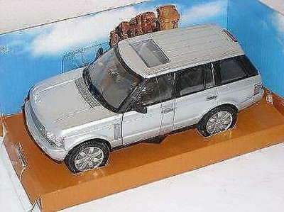 Land Rover Range Rover Mkiii SUV Plata 2002-2012 1/24 Welly Modelo Auto con O