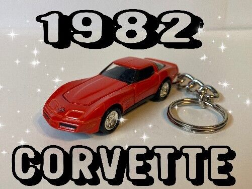 1982 Corvette Keychain, Keyfob....