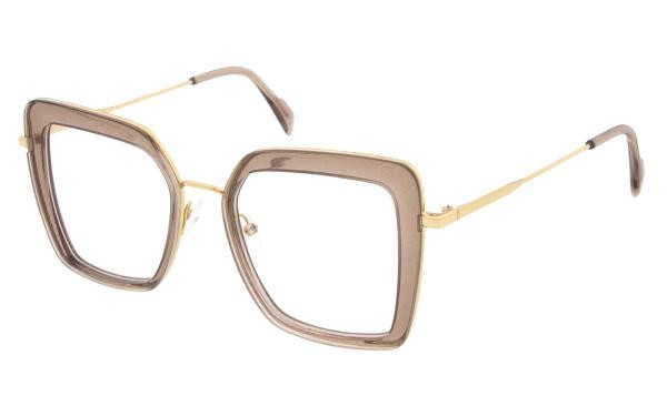 Andy Wolf 4819 05 Women's Eyeglasses Metal Cat Eye Brown