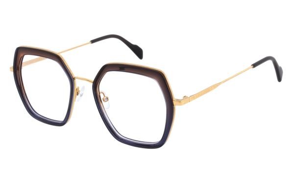 Lunettes femme Andy Wolf 4832 05 métal ovale bleu