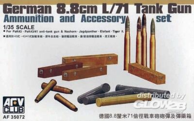 AFV Club 35072 Detailsets Fahrzeuge PAK 43 41 AMMO SET