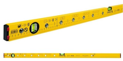 STABILA 16136 Elektriker-Wasserwaage Type 70 120cm Leichtmetall-Rechteckprofil