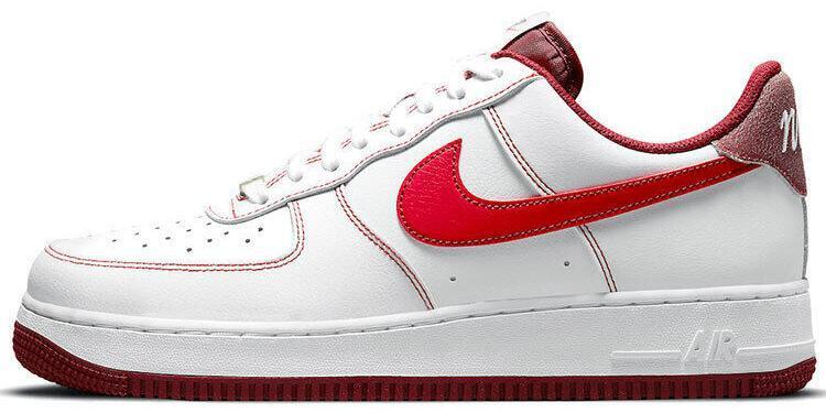 Size 9 - Nike Air Force 1 '07 White University Red for sale online | eBay