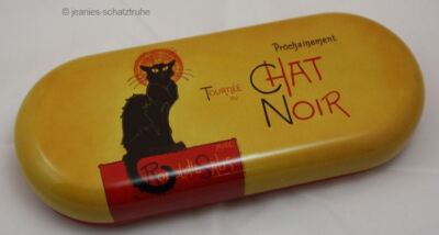 Brillenetui Etuie für Brille * CHAT NOIR * Steinlen * schwarze Katze *