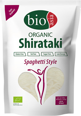 (9,20 EUR/kg) BIOASIA Bio Shirataki Spaghetti Style aus Konjakmehl 6x270g