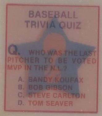 1986 Sportflics - Bob Gibson #75