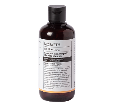 Bioearth Haare 2.0 Reinigendes Shampoo Gegen Schuppen – Für Trockene Und Fettige Kopfhaut, 250 Ml, Vegan