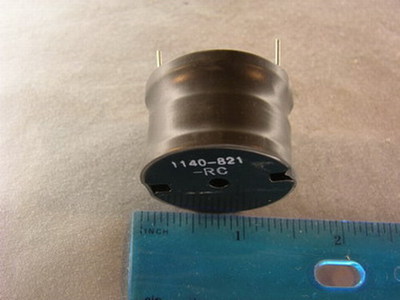 5 J.W. Miller 1140-821K-RC 820uH High Current Chokes